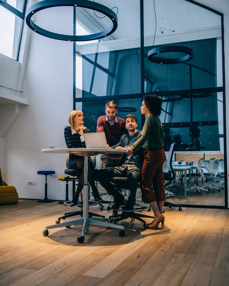 Product team in a working session